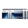 everActive Confezione da 10 batterie AA alcaline Mignon LR6 R6 1,5 V, massima potenza, durata 10 anni, 10 pezzi