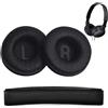 Ritte Cuscinetti di Ricambio per JBL Cuffie, 1 Paio Cuscinetti Cuffie e 1 Archetto di Ricambio per JBL Tune600 T500BT T450 T450BT JR300BT con Memory Foam, 70mm (Nero)