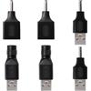 KUOQIY 6 Pezzi Adattatore di Alimentazione USB a DC, USB 2.0 A a DC 3.5x1.35 mm Connettore Barile di Carica Adattatore di Alimentazione Jack, per Dispositivo di Ricarica-USB DC 5V