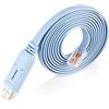 OIKWAN Console cavo USB, USB a RJ45 Cavo console per router Cisco/AP router/switch/Windows 7, 8 (1.8 m, blu)