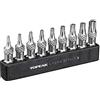 Topeak Unisex - Adulto Torx Bitkit 9 Mini utensili, Argento-Nero, 7,6 cm