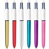 BIC Scatola 12 penna sfera scatto 4 COLORI Shine