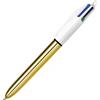 BIC Scatola 12 penne sfera a scatto 4Colors Shine oro BIC