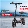 BOYUEDA Q7Pro Escooter 3200W doppio motore 52 v19ah batteria Dual Drive 10 pollici adulto E-Scooter pneumatico silenzioso Scooter elettrico pieghevole