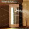 Ventilatore per condizionatore d'aria da tavolo, dispositivo di raffreddamento dell'aria da scrivania Eccellente effetto di raffreddamento Ventola per condizionatore d'aria con luce notturna per - usb