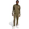 adidas Tuta Intera Completa UOMO Adidas Basic 3-Stripes Tricot Verde Oliva