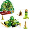 LEGO NINJAGO Spin Power Dragon di Lloyd, Trottola Giocattolo con Minifigure di Lloyd da Collezione, Giochi Ninja Acrobatici, Piccolo Regalo per Bambini dai 6 Anni in su 71779