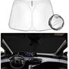 SHAOHAO Compatibile con Peugeot 3008 E3008 P64 2024 2025 Parasole pieghevole, protezione dai raggi UV e dal calore, parabrezza Accessori per auto Parasole Peugeot 3008 2024 P64