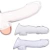 MR.HIPPE Set di 2 custodie trasparenti per pene da uomo, per allungamento del pene e ritardo, con pene in silicone, per pene, ingrandimento