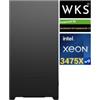 Workstation Computer Wks141 Intel Xeon W9-3475X (36Core) 32GB ECC DDR5 SSD 1 Tera Byte Samsung 990 Pro Geforce RTX 4070 Ti Super 12GB Wifi Ac Bluetooth Windows 11 Professional