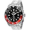 Invicta Grand Diver - Orologio da Uomo in Acciaio Inossidabile con Movimento Automatico, Argento/Rosso - 47 mm