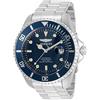 Invicta Pro Diver - Orologio da Uomo in Acciaio Inossidabile con Movimento Automatico - 47 mm, Blu/Argento