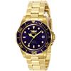 Invicta Pro Diver Orologio da Uomo in acciaio inossidabile con movimento Automatico - 40mm, Oro/Blu