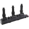 HELLA 5DA 193 175-471 Bobina d'accensione - 12V - 5a... poli - con cappuccio candela accensione - avvitato