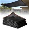 Cutiolly Rete di Ombreggiatura,Rete Ombreggiante da Giardino,4x3m Telone Ombreggiante Occhiellato per Esterno,Anti UV Telo Ombreggiante Occhielli,Rete Parasole Tessuto Protezione Solare,per Pergolato,Giardino