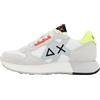 SUN68 Scarpe da Uomo Jaki 2.0 Fluo 01 Bianco