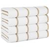 Arkwright LLC Arkwright Las Rayas - Asciugamani da spiaggia in 100% cotone filato ad anello, ad asciugatura rapida, 480 g/m², per hotel, resort, spa, idromassaggio, 76,2 x 152,4 cm, strisce beige