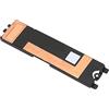 Bewinner M.2 SSD Dissipatore di Calore Hard Drive Cover per XPS 15 9500 9510 9520 Precision5550 5560 Laptop Destro SSD, Durevole Alluminio SSD Dissipatore di Calore Copertura Caddy Hard Drive Scudo Termico