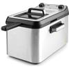 Lacor - 69447 - Friggitrice elettrica integra, acciaio inox, alta potenza 3270W, capacità 4,2L, filtro antiodore, 36,5x22x25cm