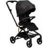 MoMi Passeggino Reversibile Omologato 22 kg ADELLE BLACK RED GOLD