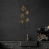 Wallity Hanah Home Accessorio decorativo da parete in metallo, dipinto a mano, 32 x 90 cm, 100% metallo (1,5 mm), design unico, perfetto per decorare la casa, facile da appendere alla parete