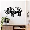 Wallity Hanah Home Elegante accessorio decorativo da parete in metallo, nero, 39 x 70 cm, 100% metallo, spessore 1,5 mm, leggero e facile da appendere, perfetto per decorazioni moderne