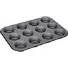 Dr. Oetker muffin bakvorm voor 12 lekkere muffins en de non-stick bakplaat met een snelle warmtegeleiding (Kleur: zwarte muffin tray), Aantal: 1