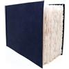 Artway Indigo - Libro di Schizzi in Carta di Cotone - A4 Paesaggio - 70 Facciate/35 Pagine di Carta di Cotone 100% Stracciata da 250gsm a Trama Media - 100% Fatto a Mano