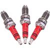 Keenso Candela Accensione 3 Elettrodi, Racing Candela D8TC, Per Scooter ATV Moto CG 125/150 CF250, Sostituzione Standard