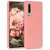 kwmobile Custodia Compatibile con Huawei P30 Cover - Back Case per Smartphone in Silicone TPU - Protezione Gommata - corallo