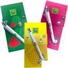 Tinta Unita Taccuino & Penna 4 Colori "Zoo Fruit Collection" - TintaUnita & Bic Blocchetto A Fogli 70ff CHARM CON PENNA MULTIFUNZIONE E CIONDOLO