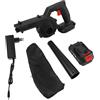 Haofy Soffiatore Portatile Ricaricabile 2 in 1 con Batteria al Litio per Aria Compressa e Aspirazione Leggero per Pulizia Casa, Scrivania Ufficio, Viaggi