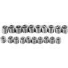 Akozon Inserti Filettati, Kit di Elicoidi M8 M10 M12 Ds M8 M6 per Riparazione Filetti in Acciaio Inossidabile da 60 Pezzi M3 M4 M5 M6