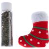 TIAKI Cuscino a forma di calze natalizie TIAKI con erba gatta - 1 pz