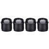 KIMISS Tappo Universale per Barca per Speed Boatk Tappo 40 Mm Gomma Nera 4 Pezzi Tappo per Barca Canoek Tappo per Ombrinale Tappi Tappi Fori di Scarico Tappi Accessori Nero