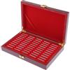 Contenitore in legno per 50 monete da 27 mm