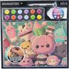DIAMANTINY Level Up - Kawaii - Creative Art, Diamond Painting Kit, crea il mosaico Amici Dolcetti