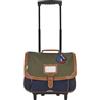 Tann's Les Signatures Axel-Trolley da 38 cm, Colore: Kaki/Blu Bambini e Ragazzi
