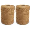 ANSIO Spago di Iuta biodegradabile da Giardino, 101 m, 3 Strati, Spessore 2 mm, Corda di Iuta per Decorazione, Giardino, floristica, Arti Fai da Te, impacchettamento, Artigianato e confezionamento,