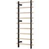 VEVOR Scala Svedese da Parete, Carico 150 kg Scala per Ginnastica a 9 Livelli, Barre per Stalli da Ginnastica in Legno Massello e Acciaio al Carbonio, per Accessori Cremagliera di Potenza 80 x 80 mm