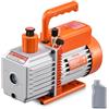 VEVOR Pompa per Vuoto 6 CFM, Pompa per Vuoto a Palette Rotanti 2 Stadio HVAC per Sistemi Kit Pompa per Vuoto AC per Auto con Contenitore per Olio per Manutenzione Aria Condizionata da Veicoli