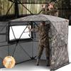 VEVOR Tenda da Caccia, Tenda da Caccia Trasparente per 4 a 5 Persone con Borsa per il Trasporto, Mimetica Portatile a 360 Gradi, Riparo Nascosto Resistente con Porta e Finestra con Cerniera