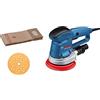 Bosch Professional Levigatrice rotoorbitale GEX 34-150 (incl. platorello ⌀ 150mm, foglio abrasivo C470 per legno, adatt. per aspirazione, sacchetto raccoglipolvere di carta)