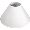 Rayher paralume rotondo conico, altezza 19 cm, 100% poliestere, per portalampada E27, da colorare e decorare, per lampade da terra o da tavolo, 2303102, Bianco