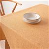 BL BELUM BELUM | Tovaglia antimacchia jacquard, dimensioni 100 x 155 cm, tovaglia antimacchia al tatto, extra morbida, colore oro, tovaglia in tessuto 70% cotone, 30% poliestere, modello 000-068