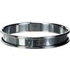 De Buyer Circolare in Acciaio Inossidabile Stampo per Torte ad Anello con Bordo Arrotondato, diam 12 cm, 3091.12N, 12.5 cm