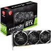 MSI GeForce RTX 3060 VENTUS 3X 12G OC Scheda Video gaming - 12GB GDDR6, 1807 MHz, PCI Express Gen 4, 192-bit, 3x DP v1.4a, HDMI 2.1 (Supporta 4K)