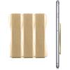kwmobile Supporto Dita Cellulare - Set 3x Fasce Elastiche Sostegno Antiscivolo Antiurto Telefonino Supporto Universale - Finger Holder Phone oro
