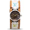 Louis Vuitton Pre-Owned - Orologio Tambour 24mm anni 2000 - Donna - pelle/acciaio inossidabile - Taglia unica - Bianco