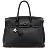 Hermès Pre-Owned - Borsa a mano Birkin Retourne 30 in pelle Clemence 2004 - Donna - pelle di vitello - Taglia unica - Nero